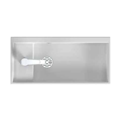 Integra Hand Rinse Basin - Left Hand Faucet